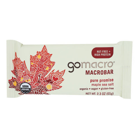 Gomacro, Bars Maple Sea Salt, 2.3 Oz(Case Of 12)
