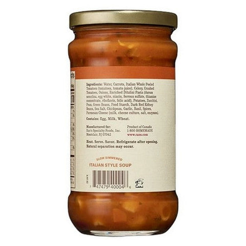 Rao's, Specialty Food Soup Vegetable Minestrone, 16 Oz(Case Of 6)