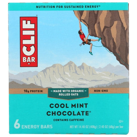 Clif, Bar Mint Chocolate, 14.4 Oz(Case Of 6)