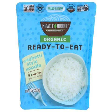 Miracle Care, Spaguetti Rte Noodle Org, 7 Oz(Case Of 6)