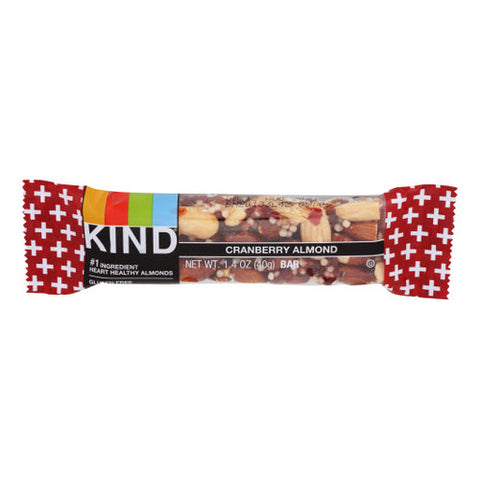 Kind Fruit & Nut Bars, Bar Cranberry And Almond, 1.4 Oz(Case Of 12)