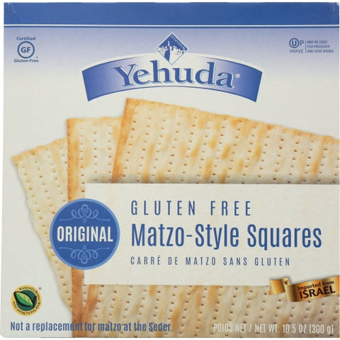 Yehuda, Matzo Sqr Gf Original, 10.5 Oz(Case Of 12)