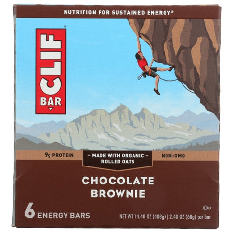 Clif, Bar Choc Brownie 6 Pc, 14.4 Oz(Case Of 6)