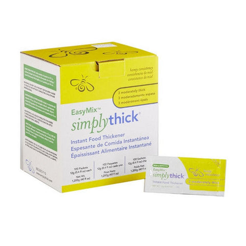 Simplythick, Food and Beverage Thickener, 12 Grams, Box Of 100