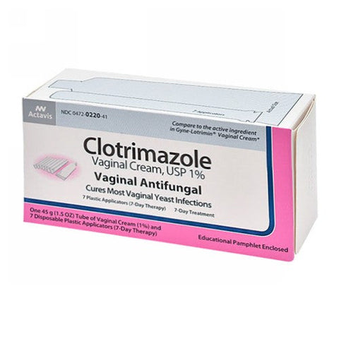 Actavis, Clotrimazole Vaginal Cream 1%, 1.5 Oz