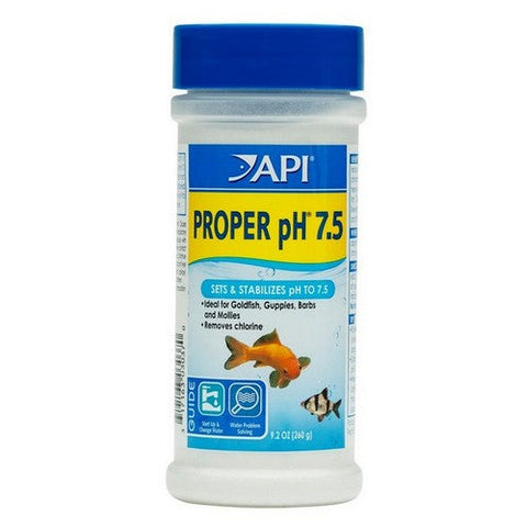 API, Proper pH 8.2 Aquarium Water Treatment, pH 7.5 - 260 Gram Jar