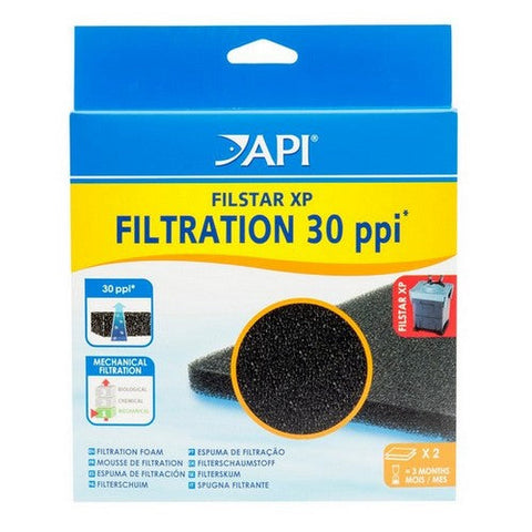API, Rena Filstar Foam 30, 30 PPI Foam Pads (2 Pack)