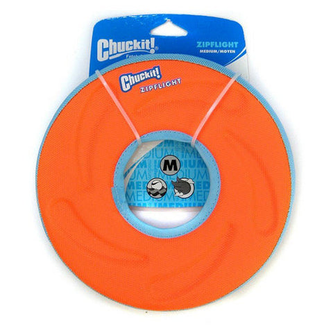 Zipflight Amphibious Flying Ring - Assorted Small - 6" Diameter (1 Pack) by Chuckit!