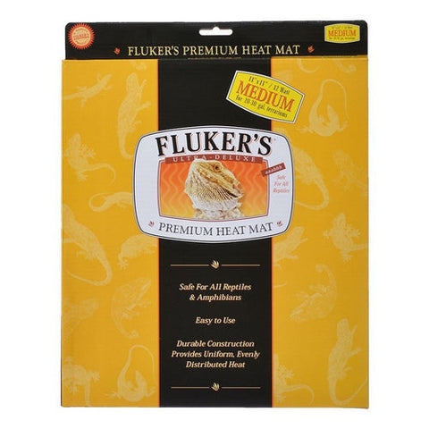 Flukers, Ultra Deluxe Premium Heat Mat, Medium - 12 Watts (20-30 Gallons)