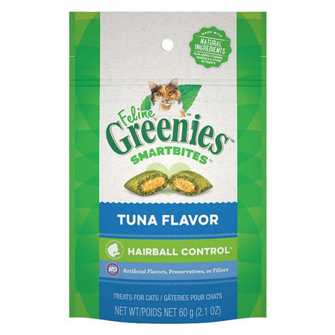 Greenies, SmartBites Hairball Control Tuna Flavor Cat Treats, 2.1 oz