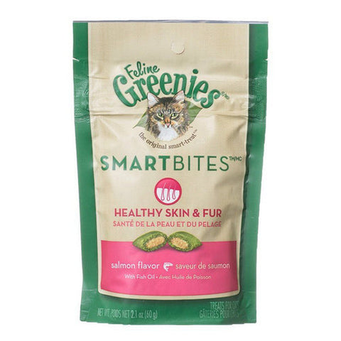 Greenies, SmartBites Healthy Skin & Fur Tuna Flavor Cat Treats, 2.1 oz