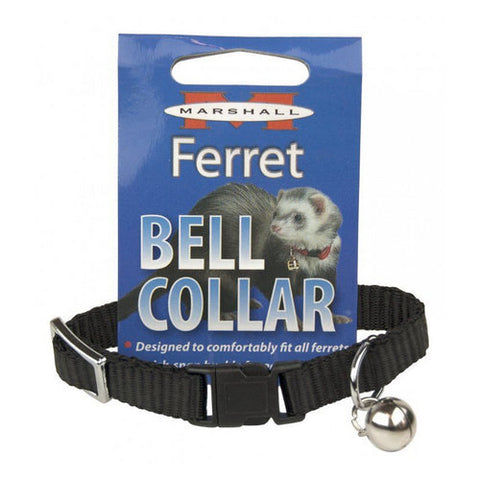 Marshall, Ferret Bell Collar - Black, 1 Count
