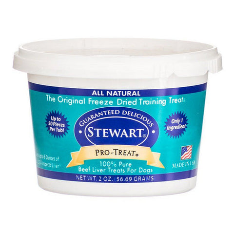 Stewart, Pro-Treat 100% Pure Beef Liver for Dogs, 2 oz
