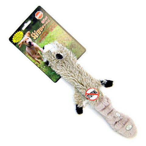 Skinneeez Plush Raccoon Dog Toy 20" Long by Spot