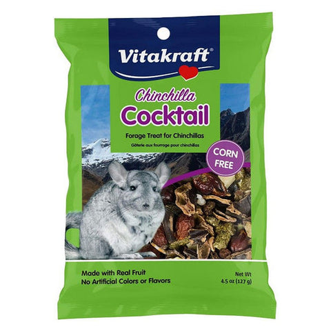 Vitakraft, Chinchilla Cocktail Treats, 4.5 oz