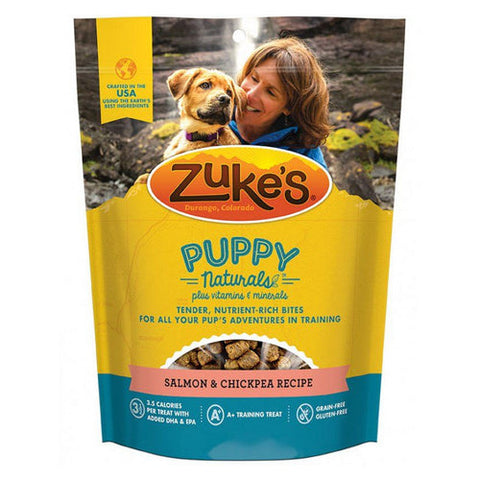 Zuke's, Puppy Naturals Dog Treats - Salmon & Chickpea Recipe, 5 oz