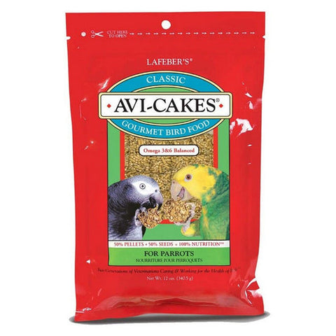 Lafeber, Classic Avi-Cakes Gourmet Parrot Food, 12 oz