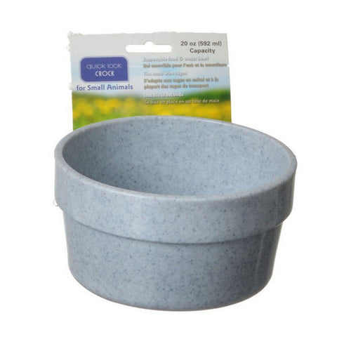 Lixit, Quick Lock Crock Granite Color Hanging Feeder, 20 oz