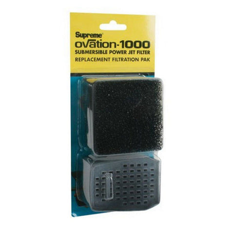 Supreme, Ovation Submersible Power Jet Filter Replacement Filtration Pack, Ovation 1000