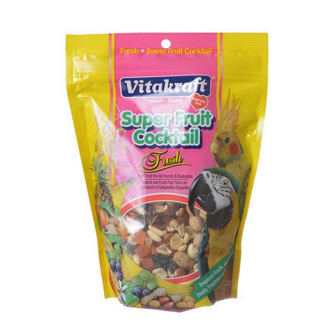 Vitakraft, Super Fruit Cocktail Treat for All Parrots & Cockatiels, 20 oz