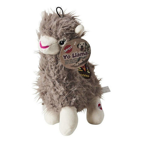 Spot, Spot Yo Llama Plush Dog Toy Assorted Colors, 1 count