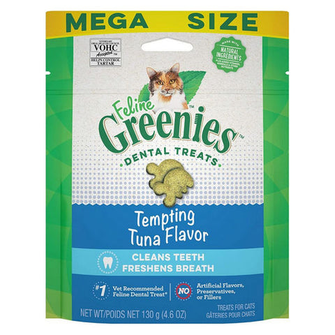 Greenies, Greenies Feline Dental Treats Tempting Tuna Flavor, 4.6 oz