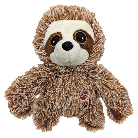 Spot Fun Sloth Plush Dog Toy Assorted Colors 7" 1 count by Spot