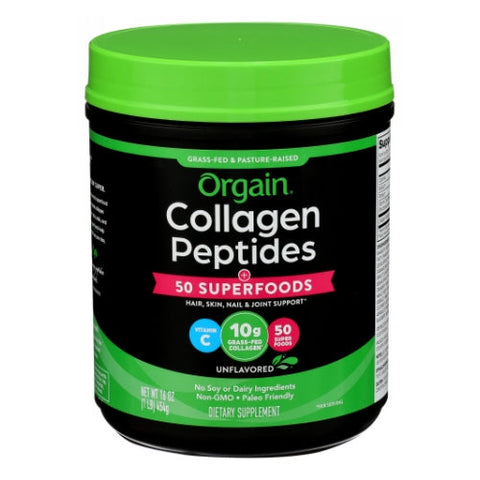 Orgain, Collagen Peptides 50 Superfoods, 16 Oz