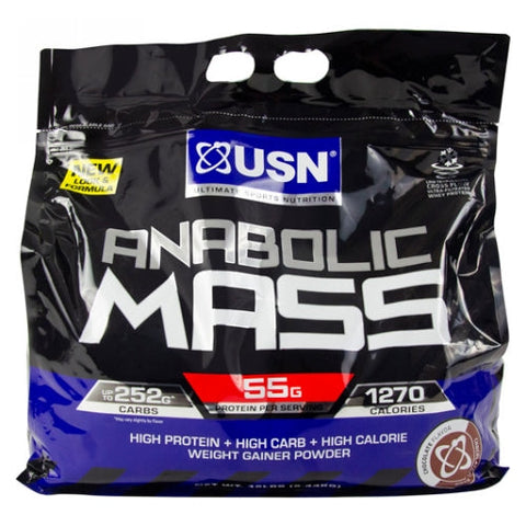 Anabolic Mass Ganier Chocolate 12 Lbs by USN