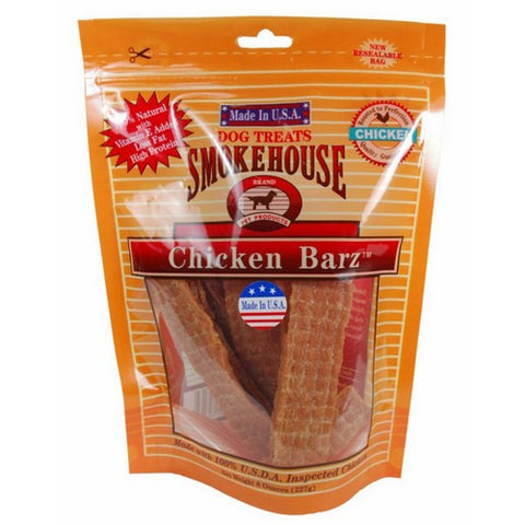Smokehouse, Smokehouse Chicken Barz Dog Treats, 8 oz
