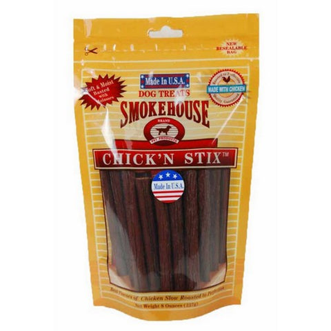 Smokehouse, Smokehouse Chick'n Stix Dog Treats, 8 oz