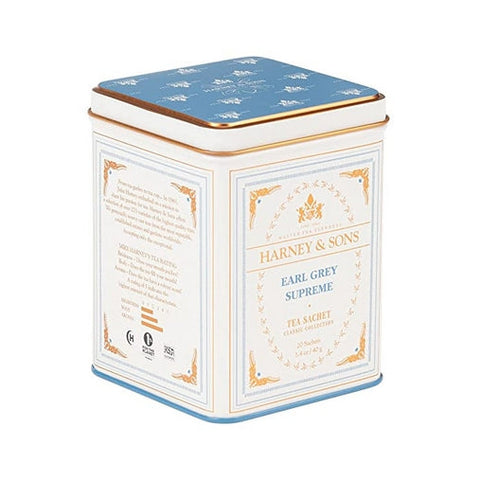 Harney & Sons, Earl Grey Supreme Black Tea, 20 Bags (Case of 4)