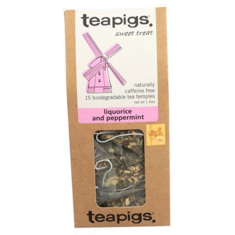 Tea Liquorice And Peppermint 15 Bags (Case of 6) by Teapigs