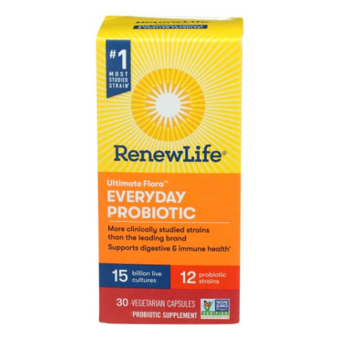 Ultimate Flora Everyday Probiotic 30 Veg Caps by Renew Life
