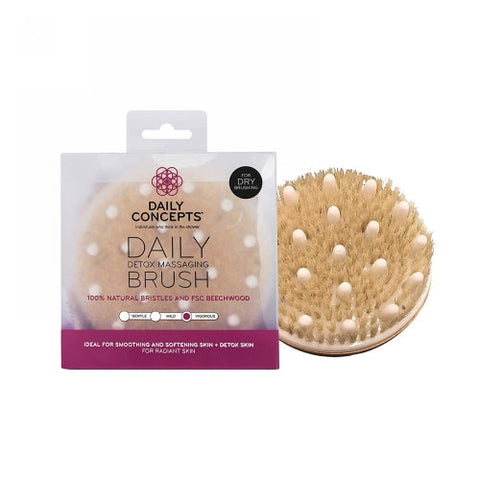 Detox Massaging Brush Vigorous 1 Count by Daily Concepts