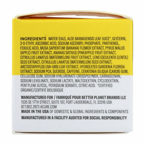 Acure, Brightening Vitamin C Jelly Mask, .25 Oz