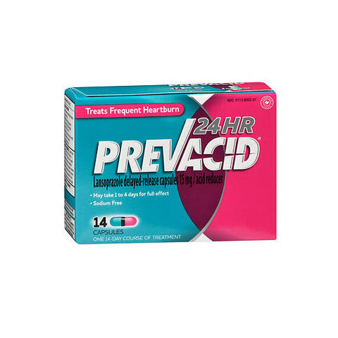 Prevacid, 24 Hr Acid Reducer, 15mg, 14 Capsules