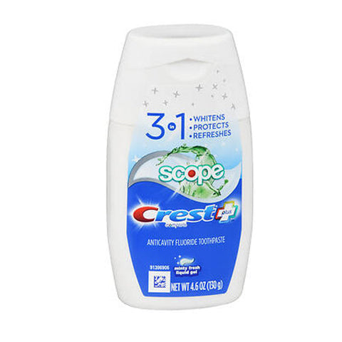 Crest, Complete Plus Scope Toothpaste Minty Fresh Liquid Gel, 4.6 Oz