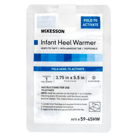 McKesson, McKesson Infant Heel Warmer 3�� x 5�� Inch, Box Of 25