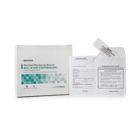 McKesson, Sterilizer Monitoring Mail-In Service, Box Of 12