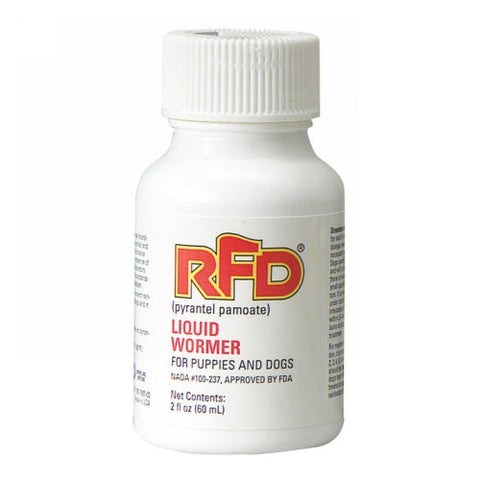 Zoetis, RFD Liquid Wormer for Dogs, 60 ml