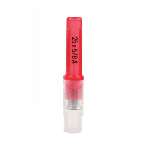 Monoject Disposable Aluminum Hub Needle 25 x 5/8" Red 1 Each by Monoject