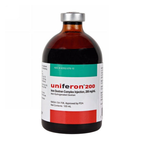 Pharmacosmos, Uniferon 200 Iron Injection, 100 Ml