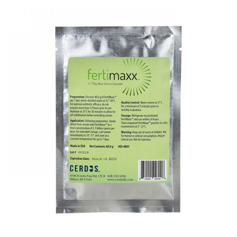Fertimaxx, Fertimaxx Boar Semen Extender, 40 Grams