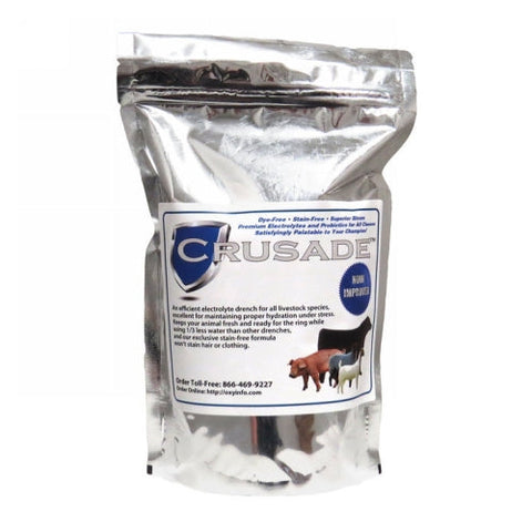 Oxy-Gen, Crusade Electrolyte Drench for Livestock, 1 Lb