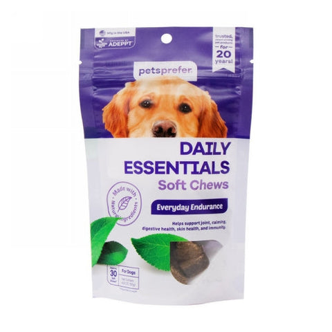 Petsprefer, Daily Essentials Soft Chews for Dogs, 30 Soft Chews