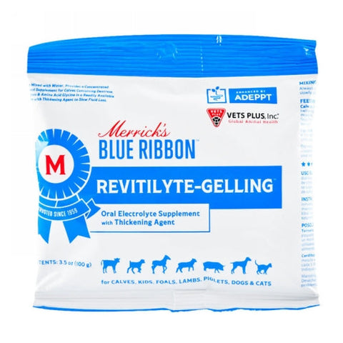 Merrick, Blue Ribbon Revitilyte-Gelling Electrolyte Supplement, 3.5 Oz
