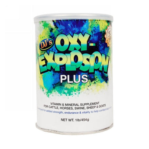 DJ's, Oxy-Explosion Plus Livestock Supplement, 1 Lbs