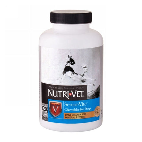 Nutri-Vet, Nutri-Vet Senior-Vite Chewables for Dogs, 120 Chews