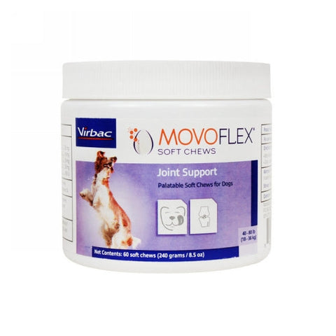 Virbac, Movoflex Joint Support For Medium Dogs, 60 Soft Chews